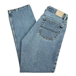 Tommy Hilfiger Jeans Vintage Straight Leg Denim Y2K Preppy Womens Sz 12